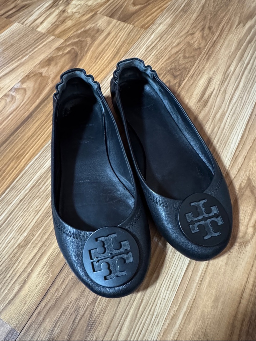 Tory Burch Black Ballet Flats Size 6.5